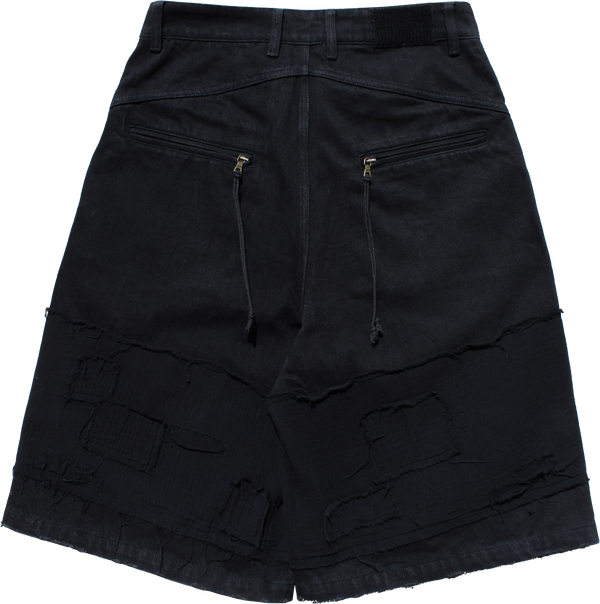 BLACK FLAG CAPRI SHORT