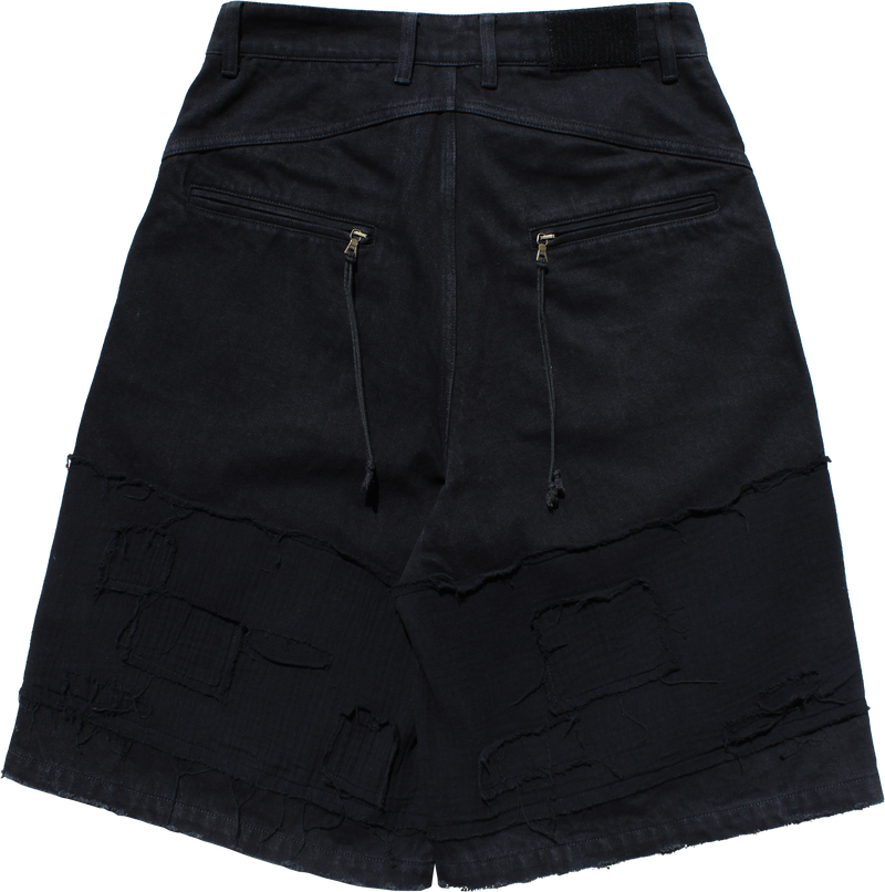 BLACK FLAG CAPRI SHORT