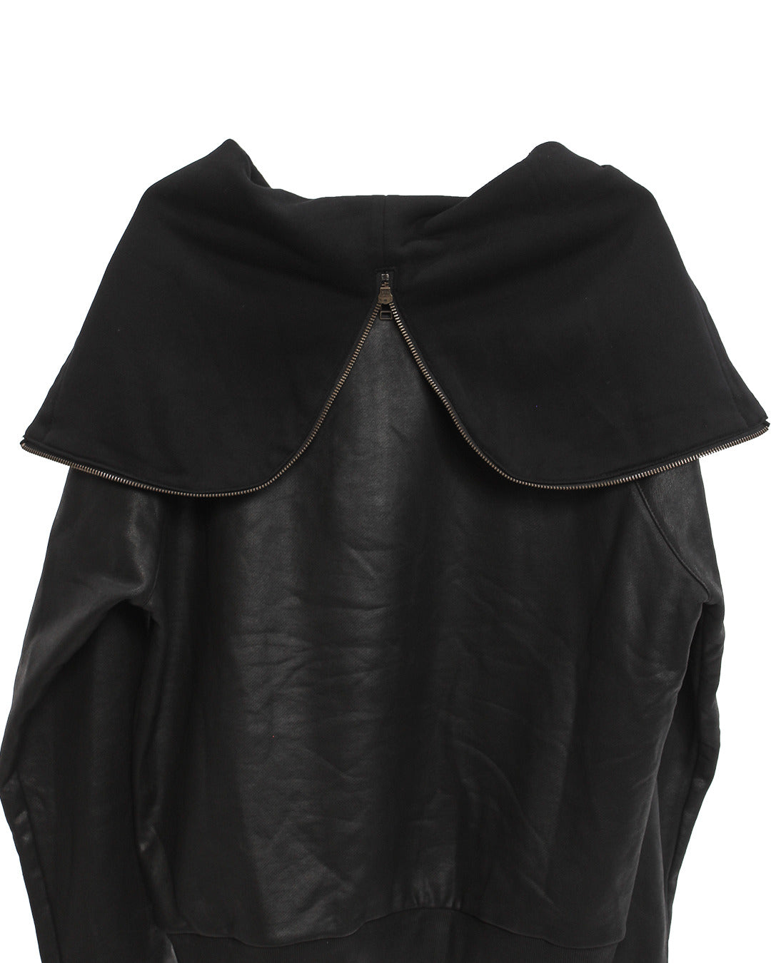 SERPENTINE WAXED QUARTER ZIP HOODIE