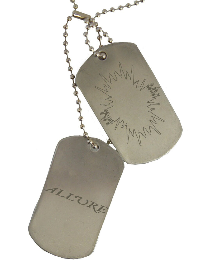 HAND STAMPED MORROW DOG TAGS