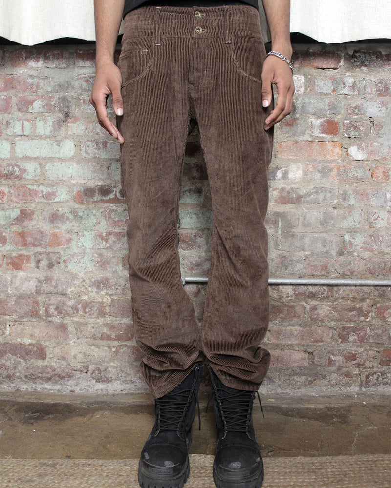 WOOD BUCCANEER SLIM CUT CORDUROY PANTS