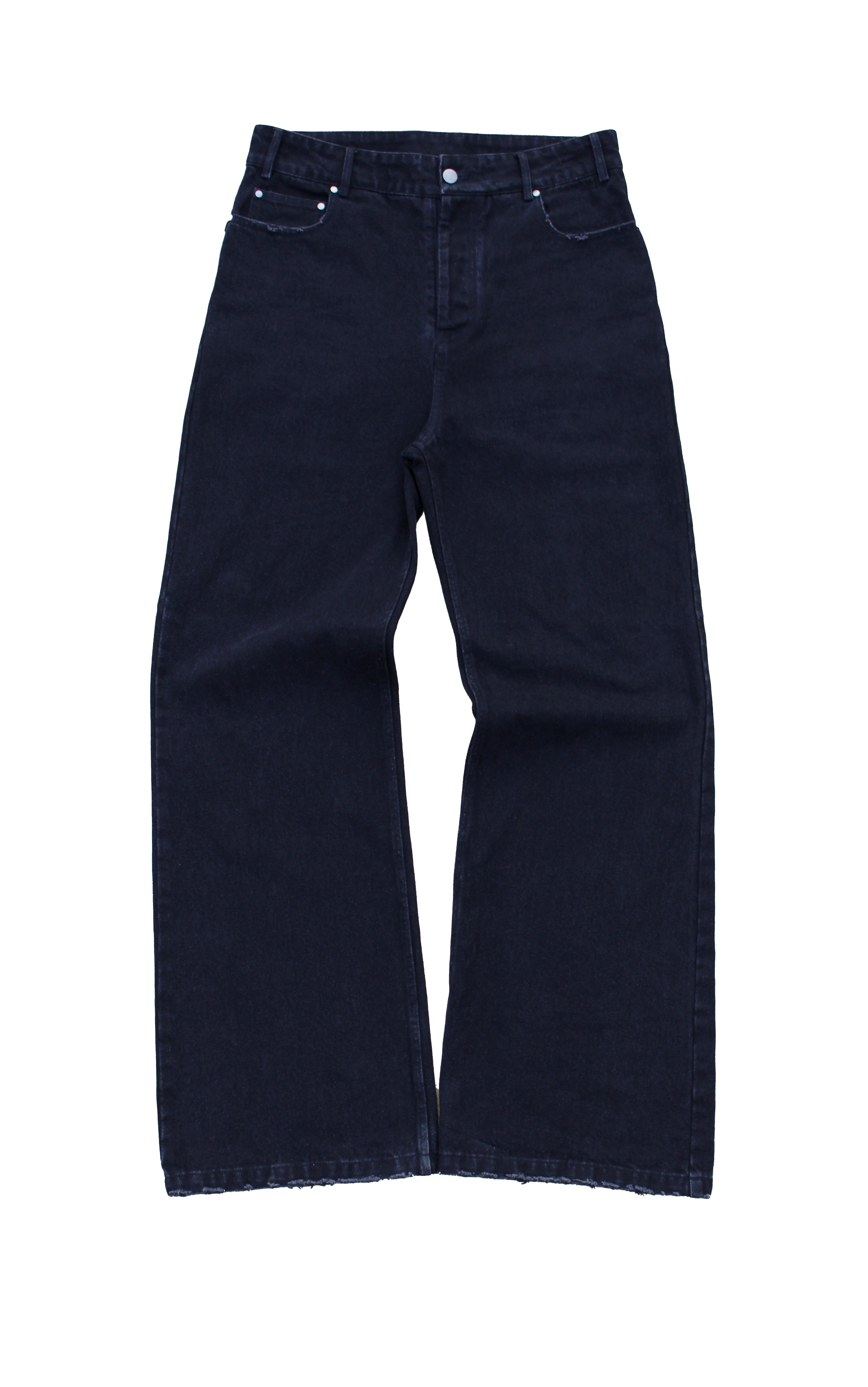 BLACK INSURGENT CUT DENIM