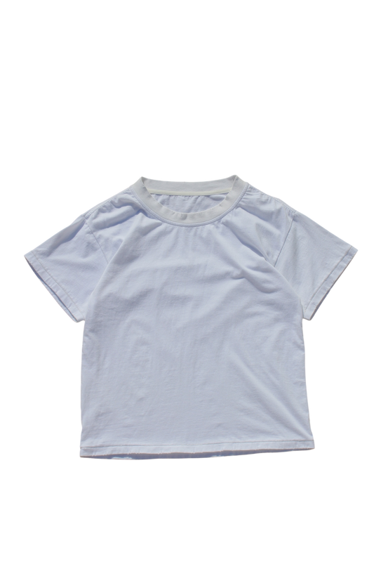 AP001 WHITE BLANK TEE
