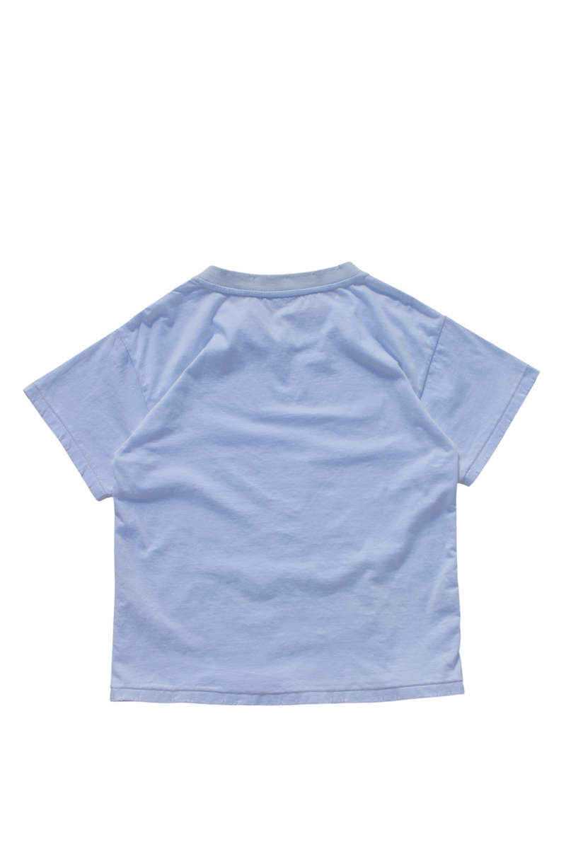 WHITE OILSPILL HAND PRINTED TEE