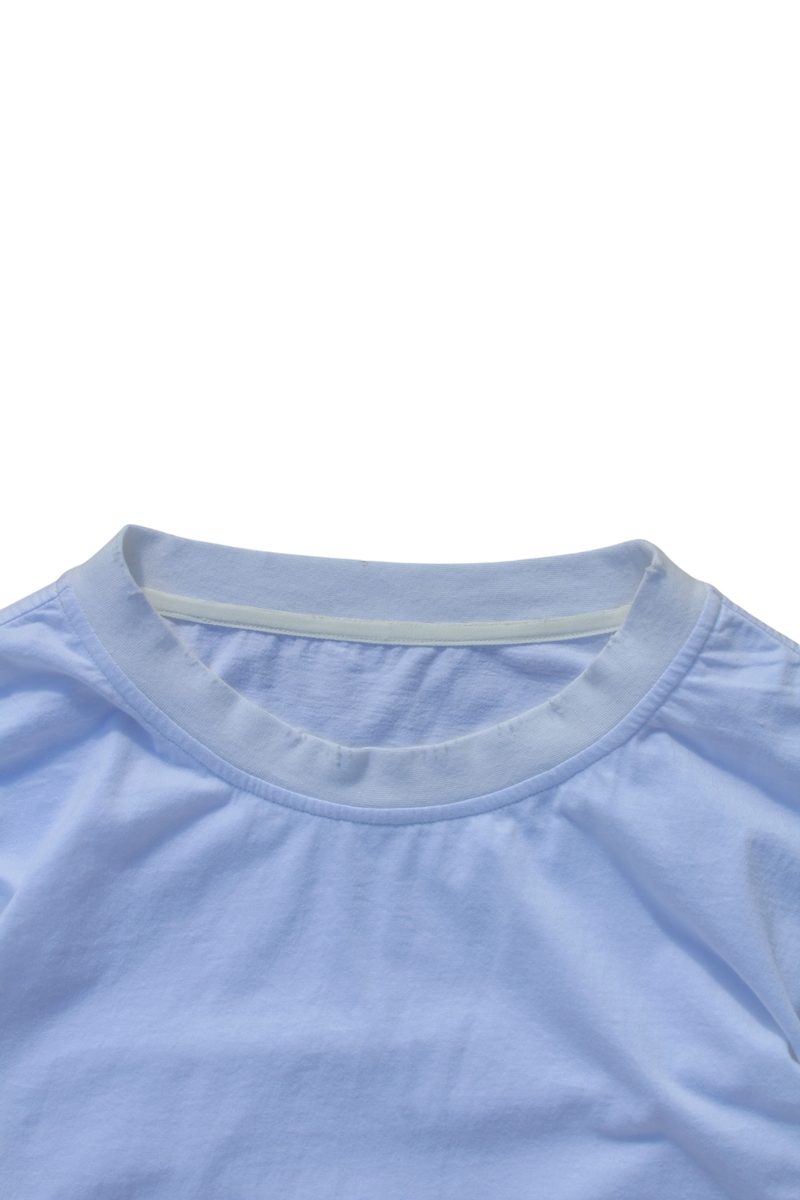 WHITE OILSPILL HAND PRINTED TEE