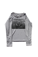 GREY AMERICAN OILSPILL PRINTED LONG SLEEVE