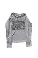 GREY AMERICAN ROWBOAT PRINTED LONG SLEEVE