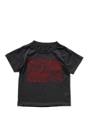 BLACK ROWBOAT HAND PRINTED TEE